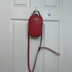 Coach Cherry pink Crossbody Bag